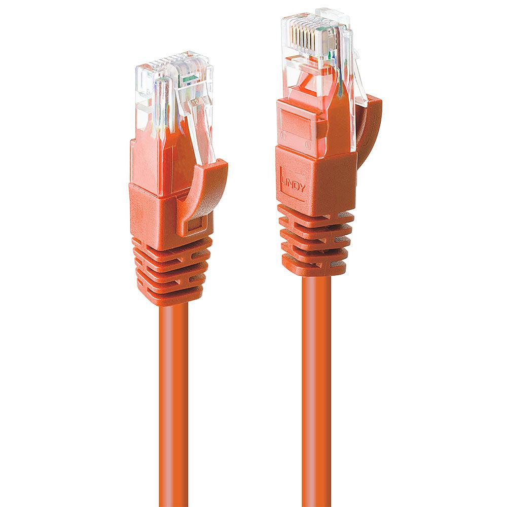 CAVO CAT. 6 U/UTP ARANCIONE 0 5M