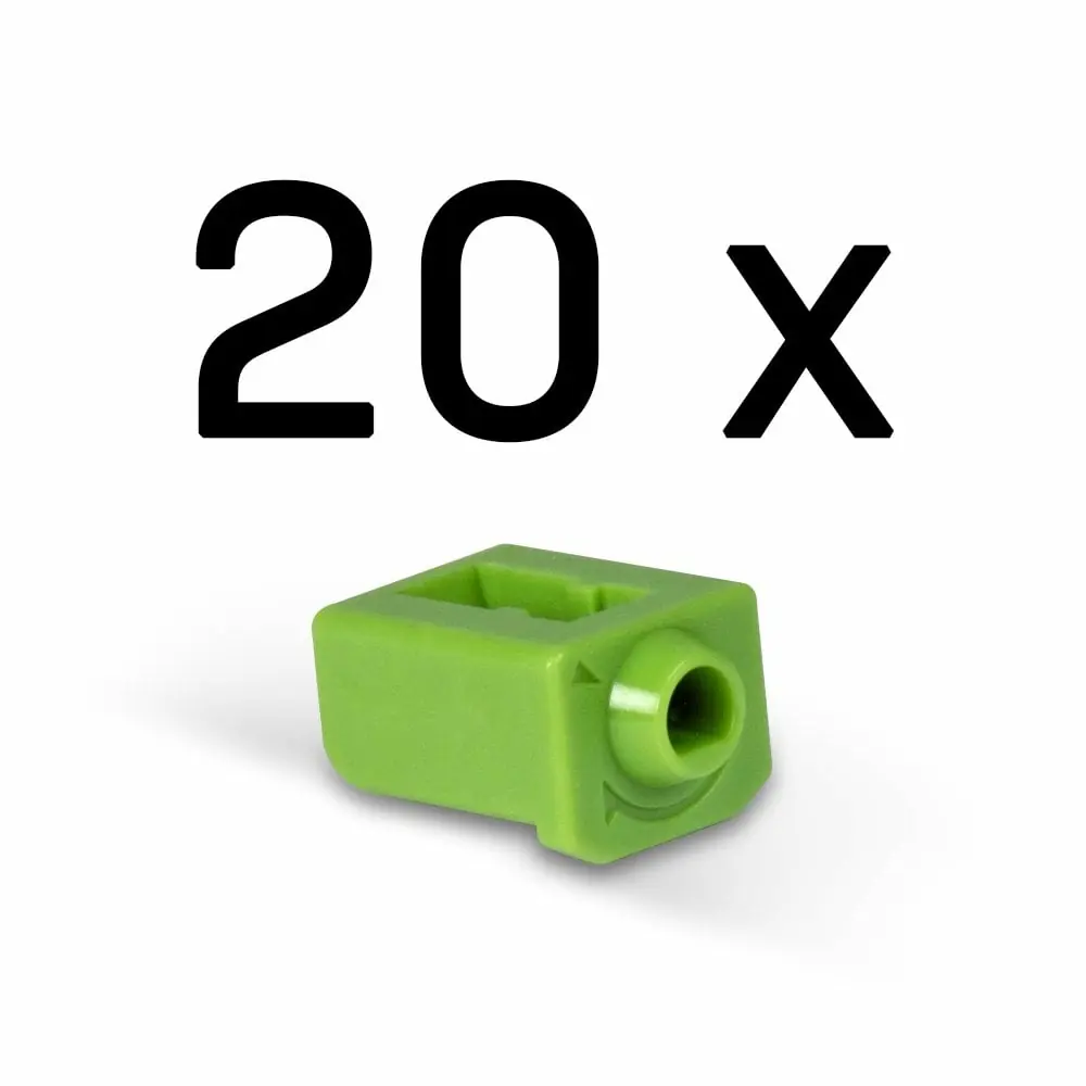 PORT BLOCKER SFP 20 PEZZI VERDE