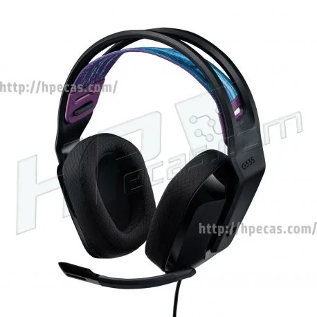 HEADSET GAMING G335 WIRED BLACK