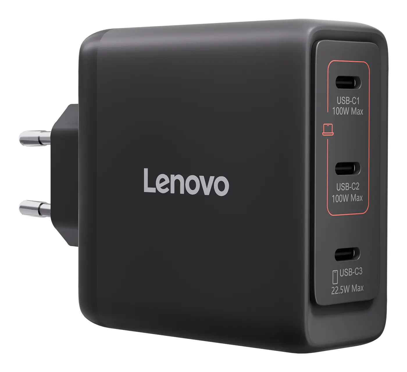 USB-C 100W GAN CHARGER BLACK -EU
