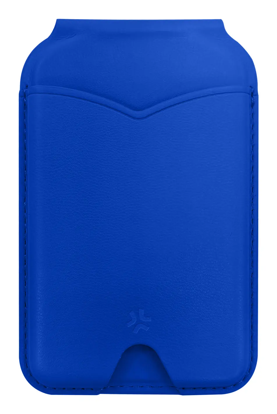 CARD HOLDER WITH MIRROR BLUE