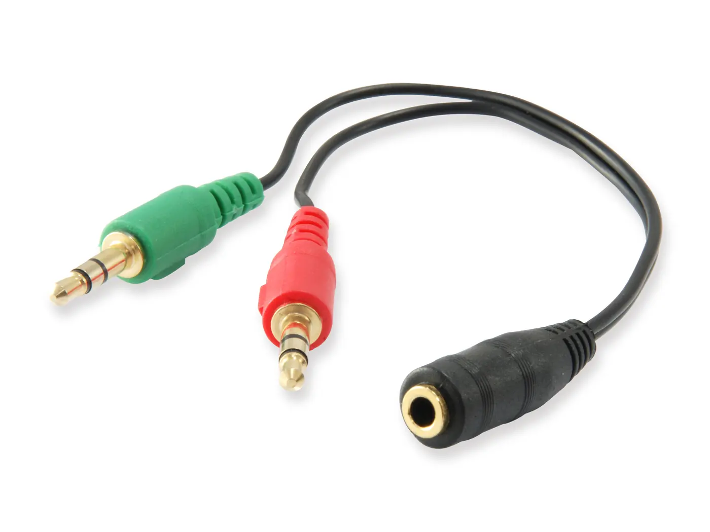 ADATTATORE AUDIO FEMALE VS 2 MALE
