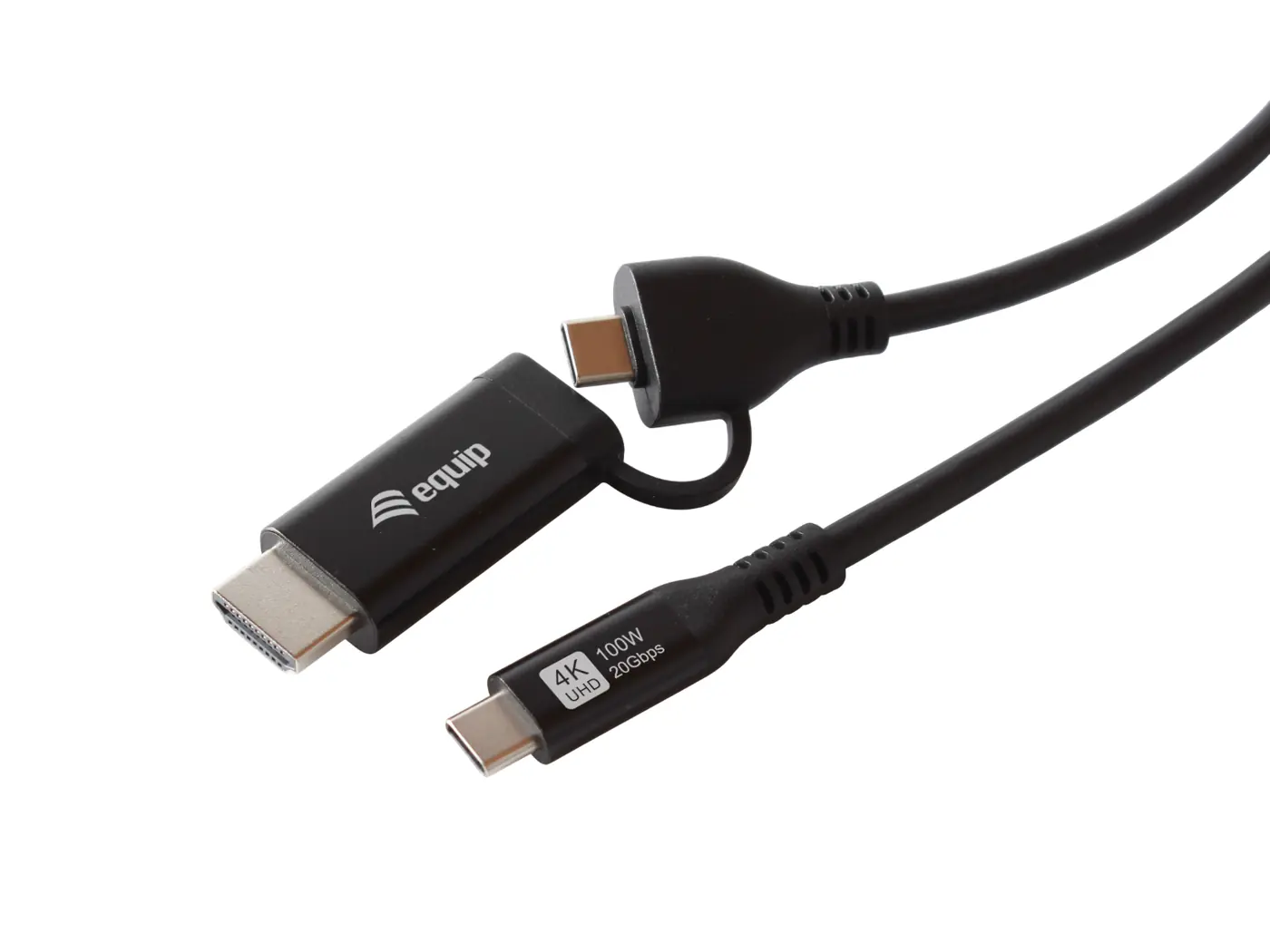 2 IN 1 USB-C TO C + HDMI CABLE, 2M