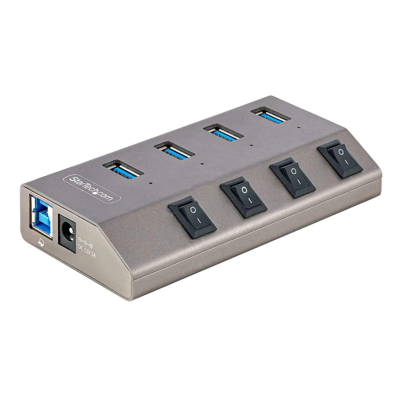 HUB USB 4 PT CON INTERRUTTORI