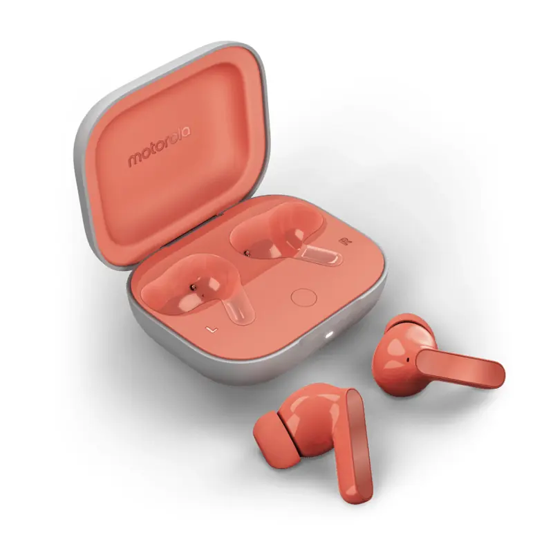 MOTO BUDS CORAL PEACH