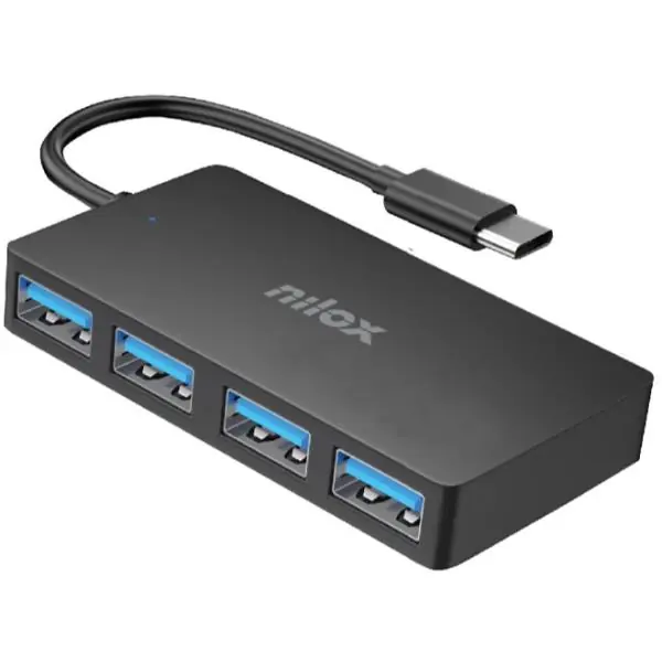 HUB SLIM USB-C 4 PORTE