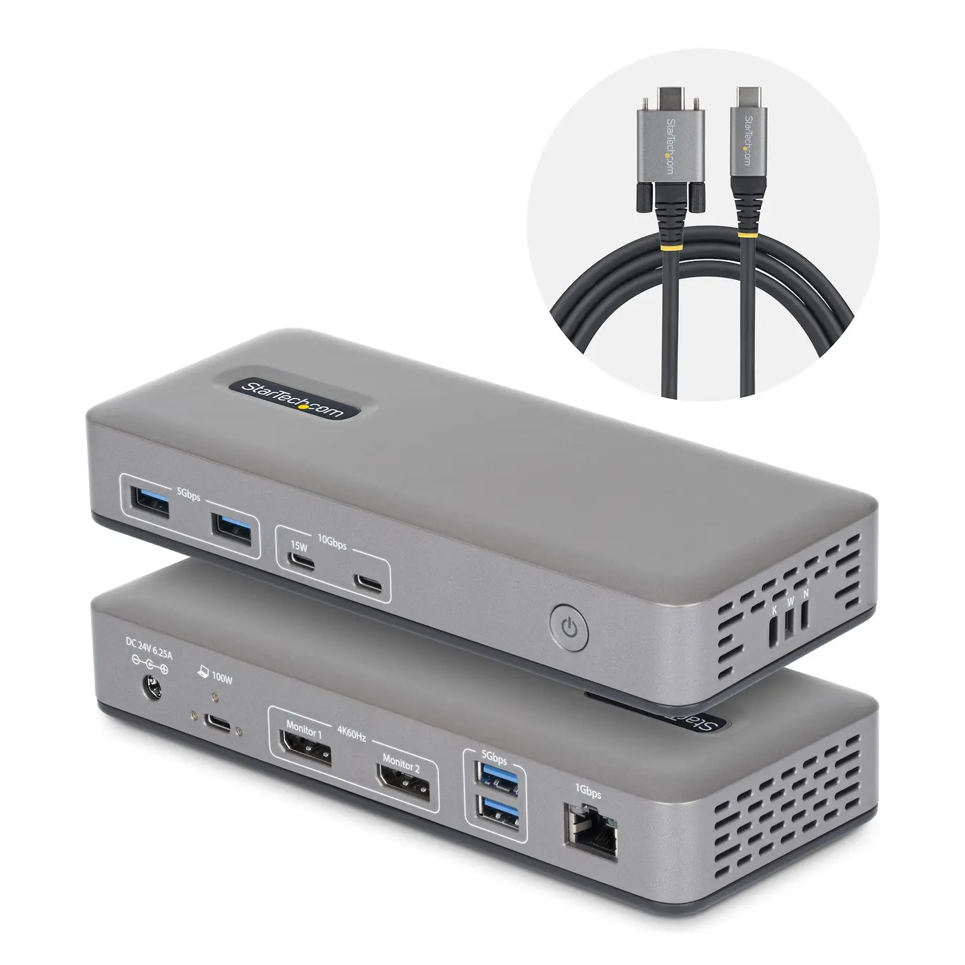 USB-C DOCK, 2X DP