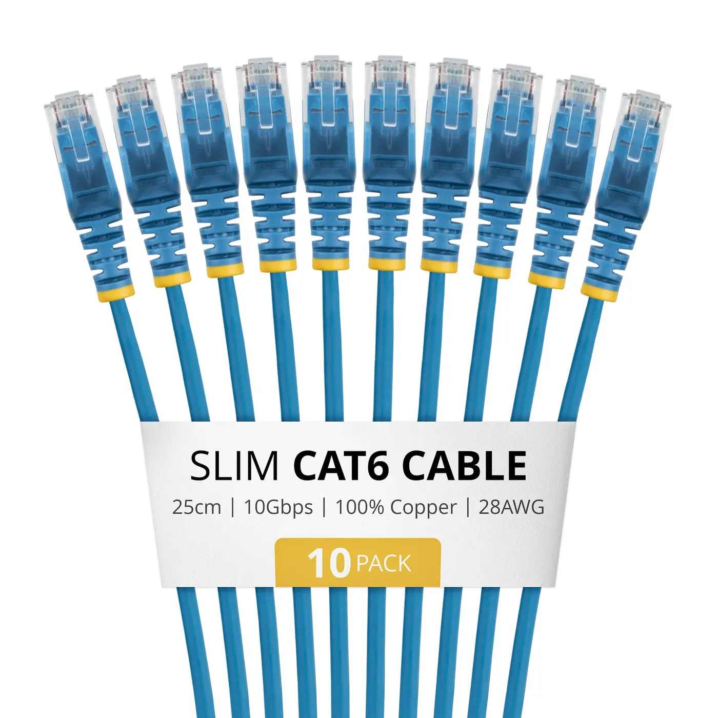 SLIM CAT6 CABLE PACK
