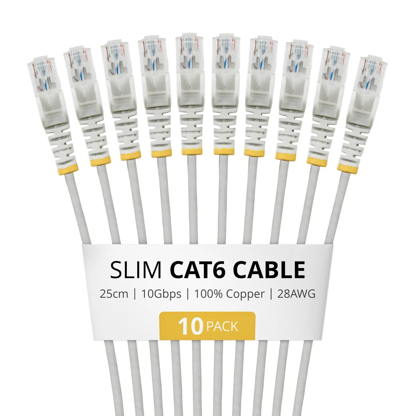 SLIM CAT6 CABLE PACK