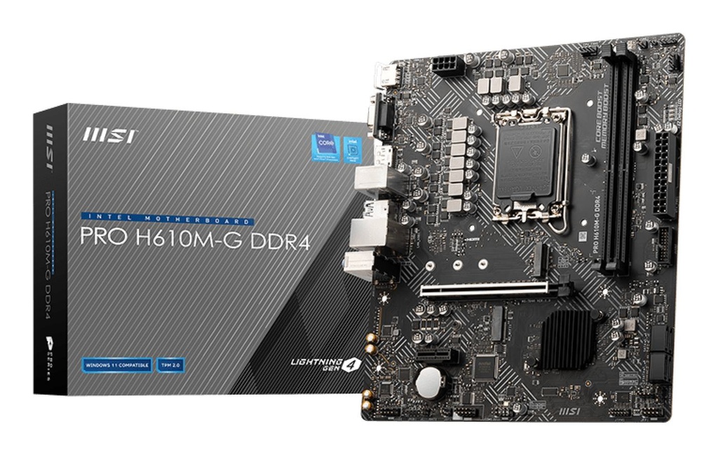PRO H610M-G DDR4