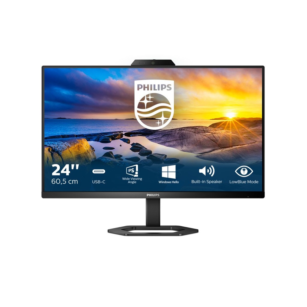 23,8 USB-C MONITOR WEBCAM E MIC