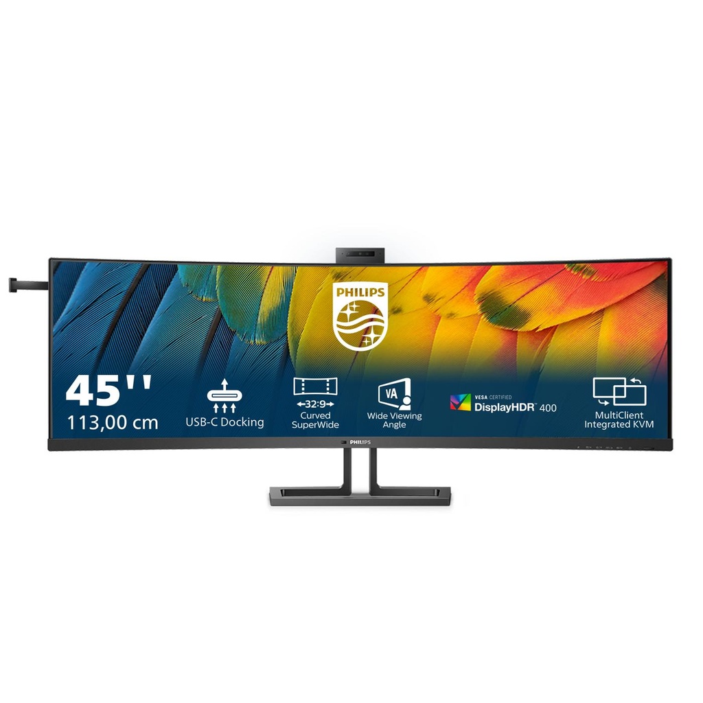 45   MONITOR CURVO WEBCAM