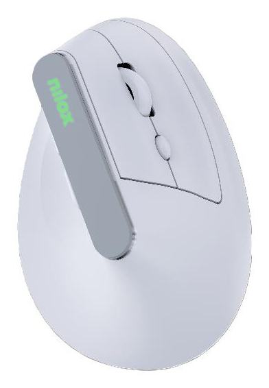 VERTICAL MOUSE DUAL RECHARG WLS WH