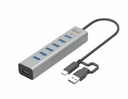 USB-C CHARGING METAL HUB 7 PORT