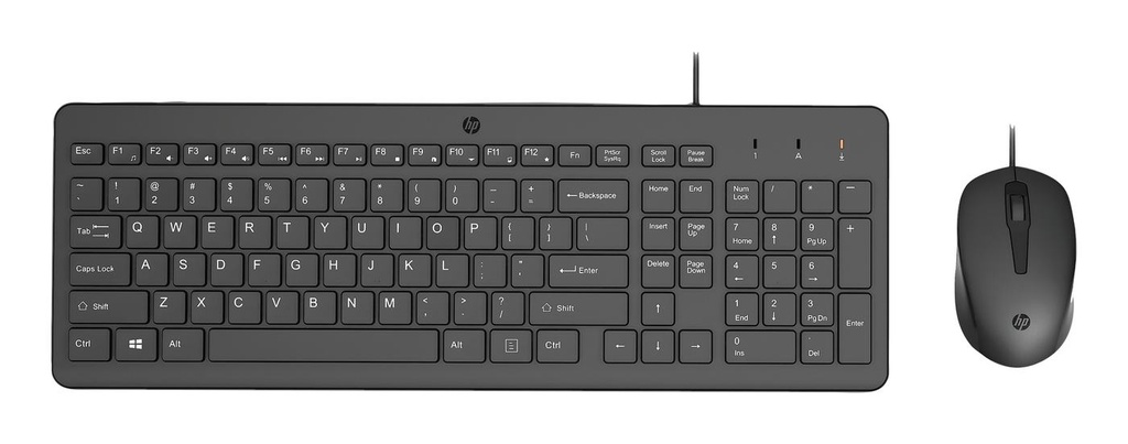 HP 150 WIRED MOUSE AND KEYBOARD