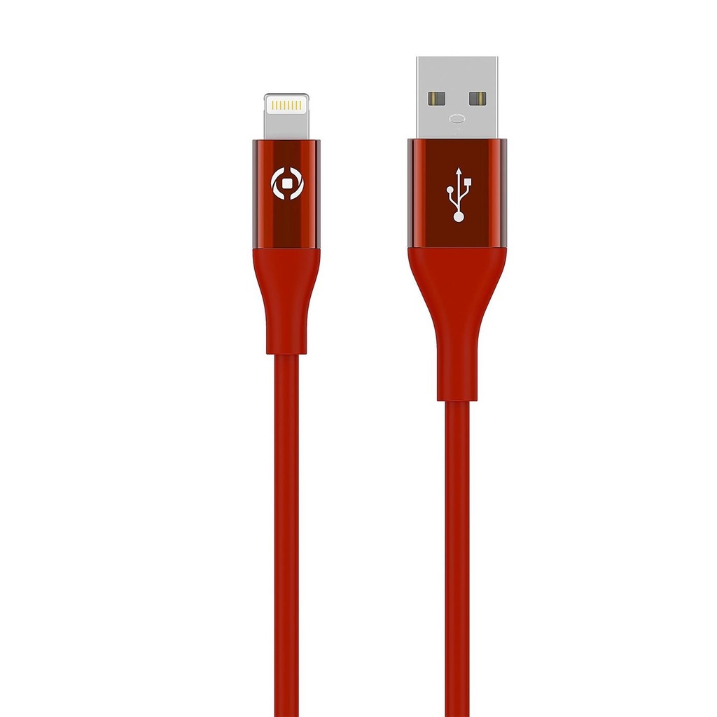 12W USB-A TO LIGHTNING CABLE 3M RED