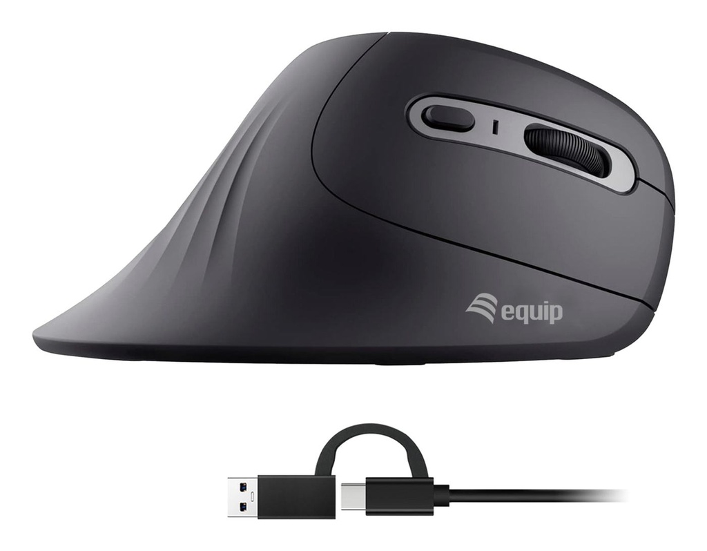 VERTICAL ERGONOMIC WIRED MOUSE USBC