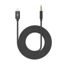 LIGHTNING TO JACK 3.5MM CABLE 1M BK