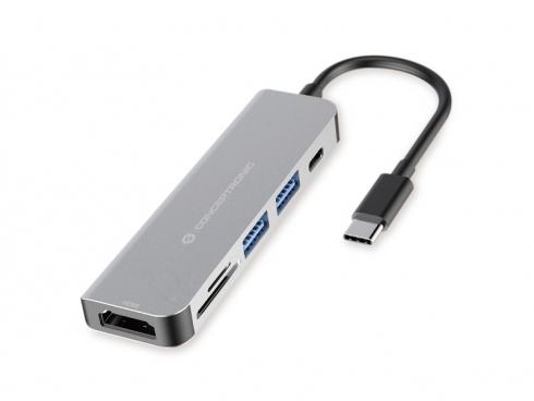 ADATTATORE  HUB USB-C 3.1 6 IN 1
