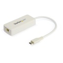 ADATTATORE ETHERNET USB-C A RJ45 +