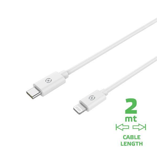 60W LIGHTNING TO USB-C CABLE 2M WH