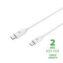 60W LIGHTNING TO USB-C CABLE 2M WH