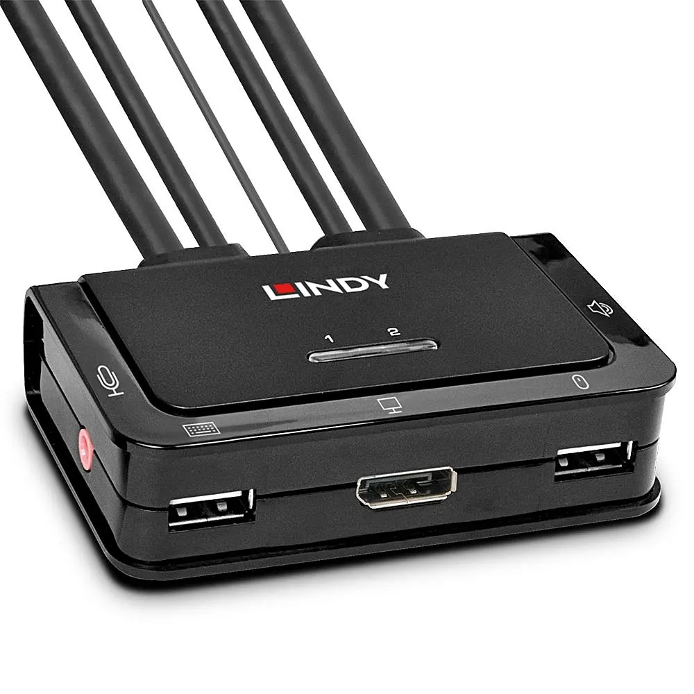 2 PORT DISPLAYPORT KVM SWITCH