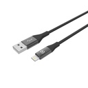 12W USB-A TO LIGHTNING CABLE 1M BK