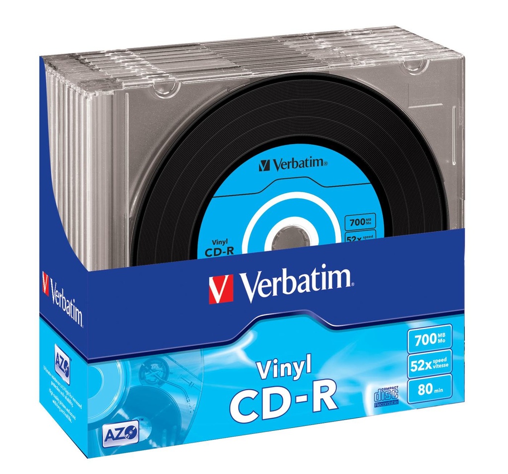 CDR DATALPLUS VINYL 80 52X CONF.10)
