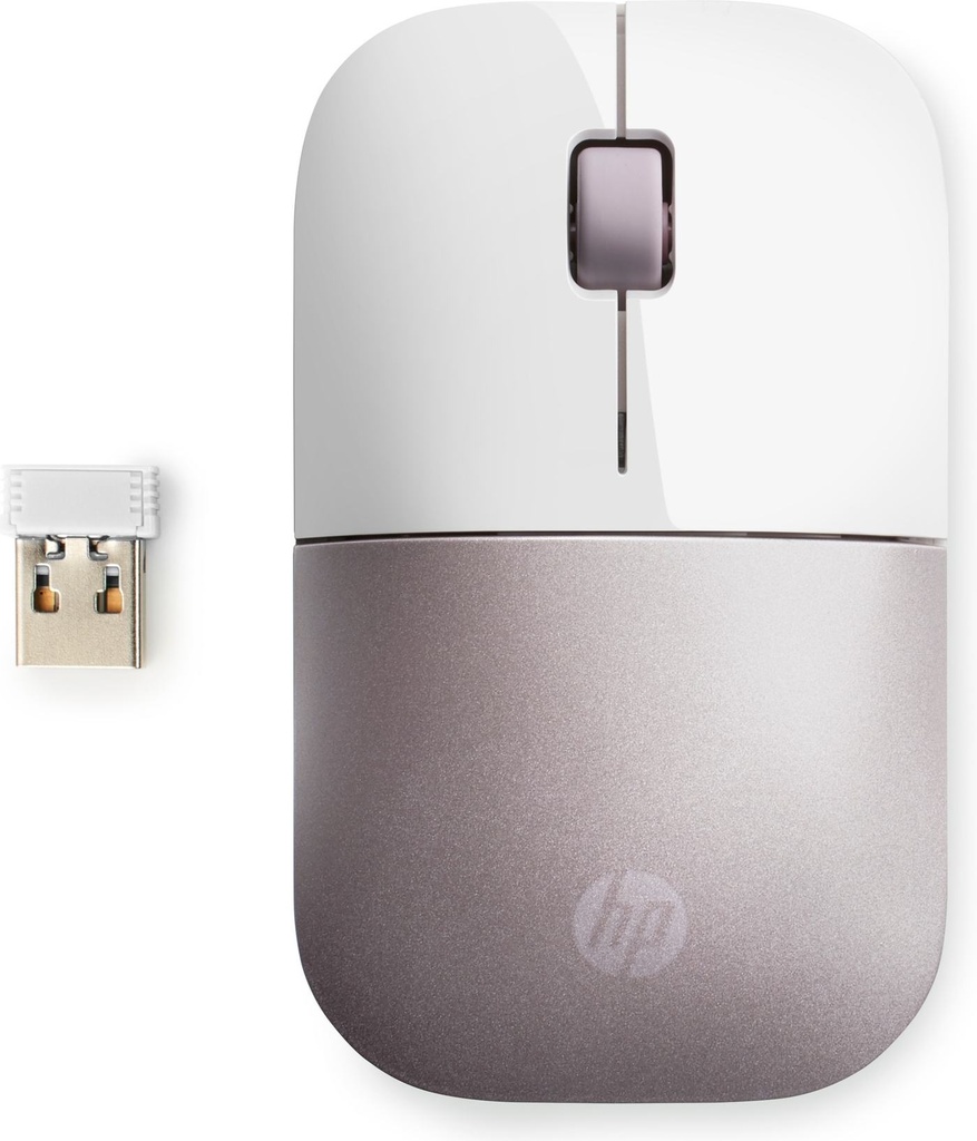 HP Z3700 MOUSE - WHITE/PINK
