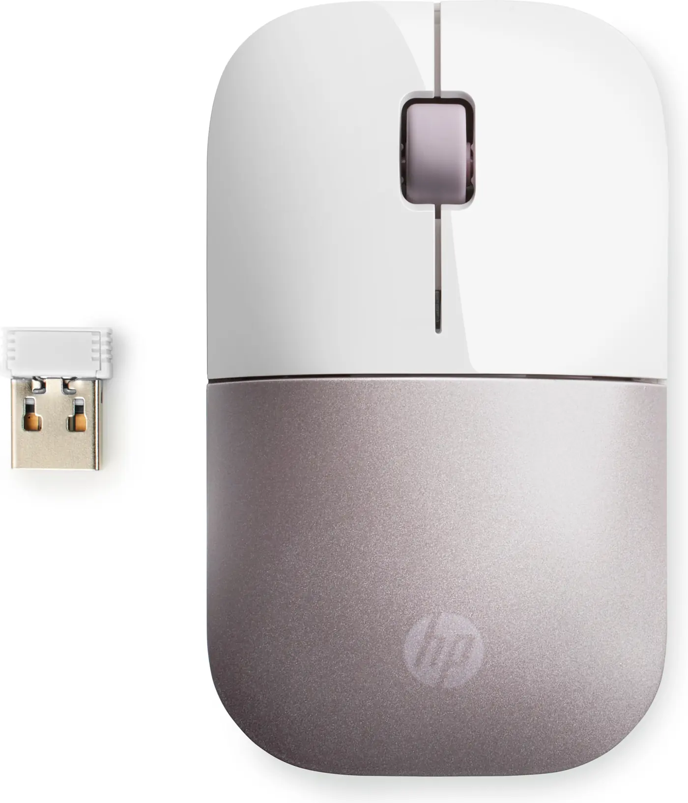 HP Z3700 MOUSE - WHITE/PINK