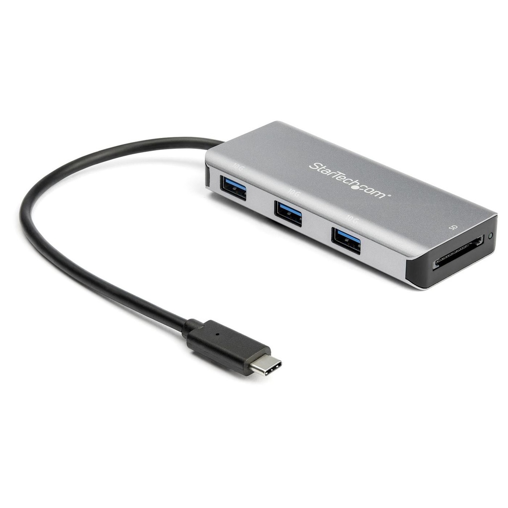 HUB USB-C A 3 PORTE CON LETTORE PE