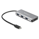 HUB USB-C A 3 PORTE CON LETTORE PE