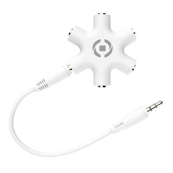 AUDIO CABLE MIX 5 INPUT 3.5MM WHITE