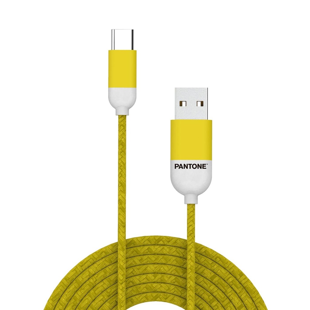 10W USB-A TO USB-C CABLE 1.5M YELLW