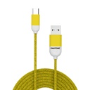 10W USB-A TO USB-C CABLE 1.5M YELLW