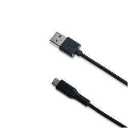 15W USB-A TO USB-C CABLE 1M BLACK
