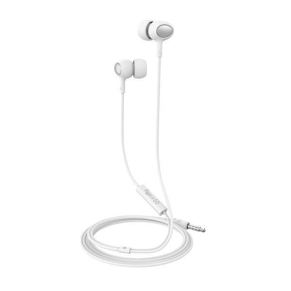 IN-EAR STEREO EARPHONES 3.5MM WHITE