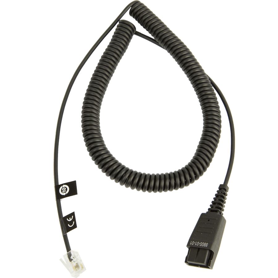 CAVO SPIRALATO 3 M DA QD A RJ11