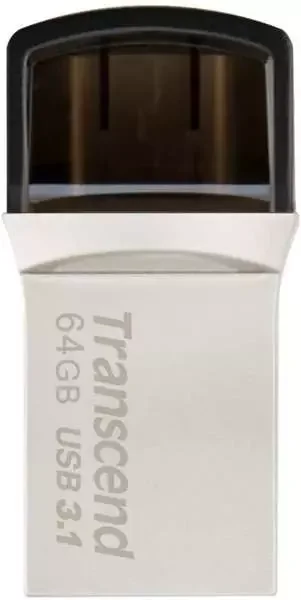 64GB JETFLASH 890  SILVER PLATING