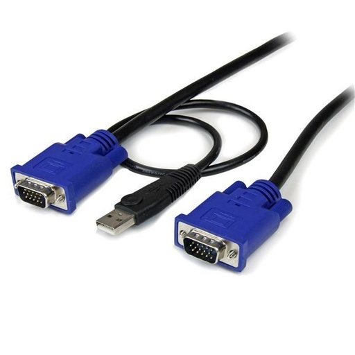 [SVECONUS10] CAVO SOTTILE KVM  VGA  USB  2 IN 1