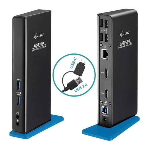 [U3DUALHDMIDOCK] USB 3.0/USB-C 2X HDMI