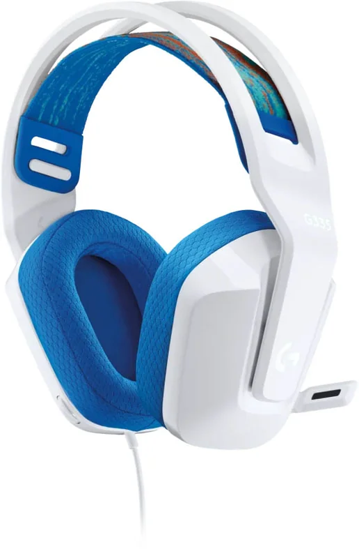 [981-001018] HEADSET GAMING G335 WIRED WHITE