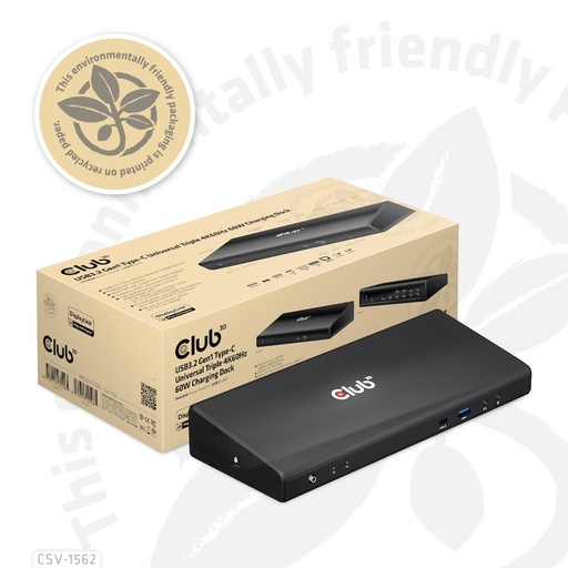 [CSV-1562] USB-C 3.2 UNIV.3X 4K CHARG.DOCK 60W
