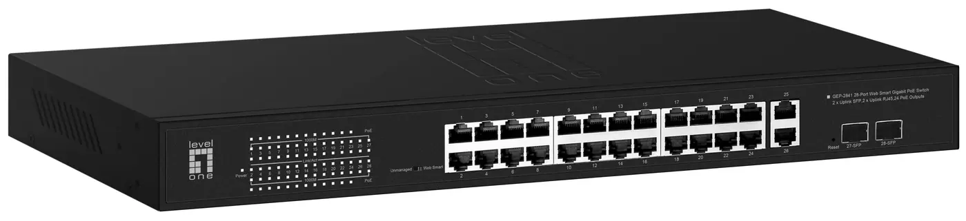 [GEP-2841] 28-PORT WEB SMART GIGABIT POE