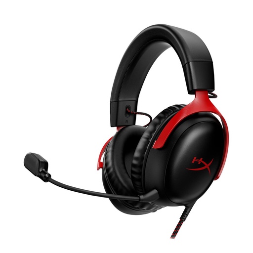 [727A9AA] HYPERX CLOUD III BLK RED HEADSET