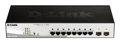 [DGS-1210-08P/E] GIGABIT DESKTOP POE SMART SWITCH
