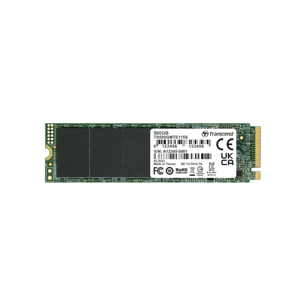 [TS500GMTE115S] 500GB M2 2280 PCIE GEN3X4 NVME TLC