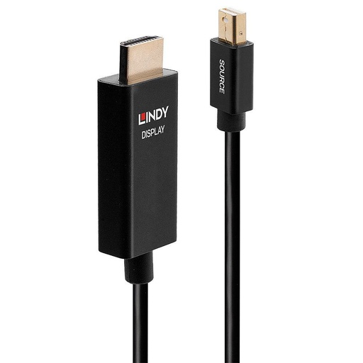 [40921-LND] CAVO MINI DP A HDMI CON HDR, 1M