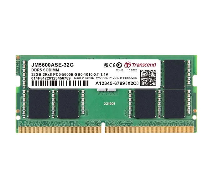 [JM5600ASE-32G] 32GB JM DDR5 5600 SO-DIMM 2RX8 CL46